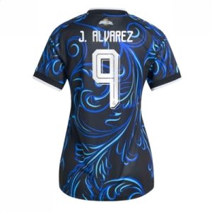 Argentina Bortedrakt VM 2026 Dame Julian Alvarez #9 Kortermet Fotballdrakt