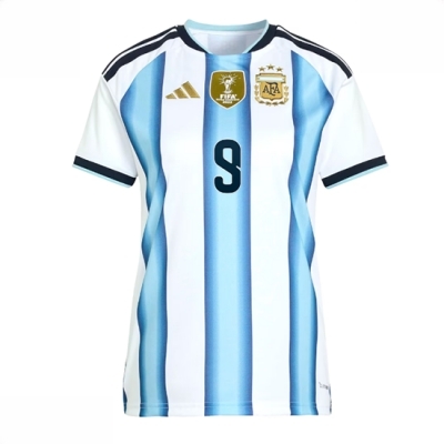 Argentina Hjemmedrakt VM 2026 Dame Julian Alvarez #9 Kortermet Fotballdrakt - Bilde 2