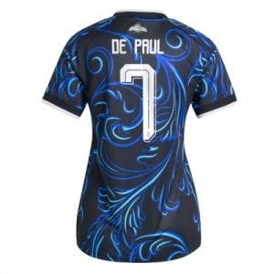 Argentina Bortedrakt VM 2026 Dame Rodrigo De Paul #7 Kortermet Fotballdrakt
