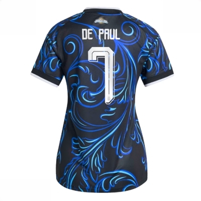 Argentina Bortedrakt VM 2026 Dame Rodrigo De Paul #7 Kortermet Fotballdrakt
