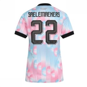 Belgia Bortedrakt VM 2026 Dame Alexis Saelemaekers #22 Kortermet Fotballdrakt