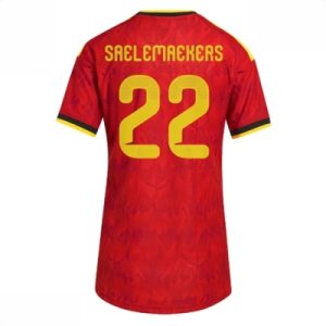 Belgia Hjemmedrakt VM 2026 Dame Alexis Saelemaekers #22 Kortermet Fotballdrakt