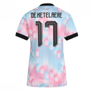 Belgia Bortedrakt VM 2026 Dame Charles De Ketelaere #17 Kortermet Fotballdrakt