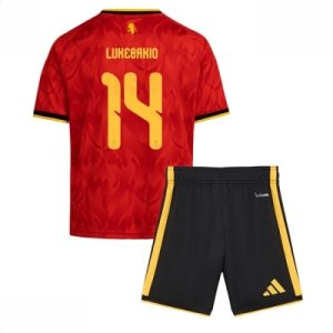 Belgia VM 2026 Hjemmedraktsett Barn Dodi Lukebakio #14 Kortermet Fotballdrakt