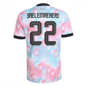 Belgia bortedrakt VM 2026 herre Alexis Saelemaekers #22 kortermet fotballdrakt