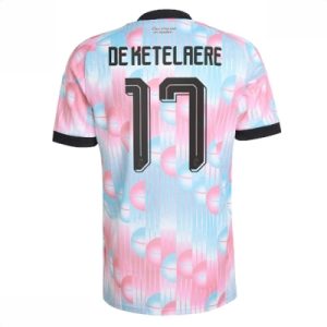 Belgia bortedrakt VM 2026 herre Charles De Ketelaere #17 kortermet fotballdrakt