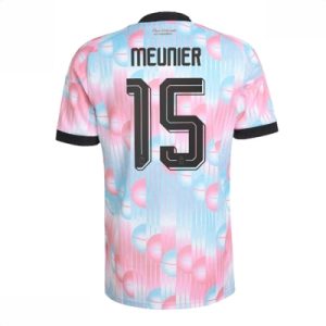 Belgia bortedrakt VM 2026 herre Thomas Meunier #15 kortermet fotballdrakt