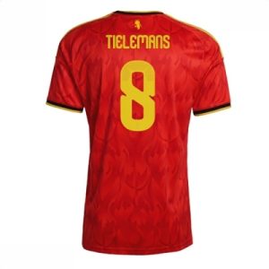 Belgia hjemmedrakt VM 2026 herre Youri Tielemans #8 kortermet fotballdrakt