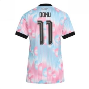 Belgia Bortedrakt VM 2026 Dame Jeremy Doku #11 Kortermet Fotballdrakt