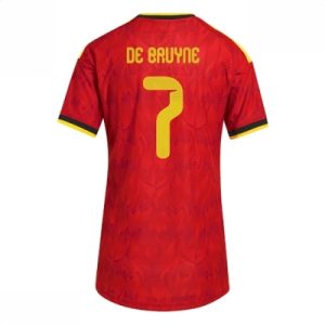 Belgia Hjemmedrakt VM 2026 Dame Kevin De Bruyne #7 Kortermet Fotballdrakt