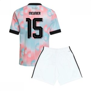 Belgia VM 2026 Bortedraktsett Barn Thomas Meunier #15 Kortermet Fotballdrakt