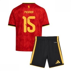 Belgia VM 2026 Hjemmedraktsett Barn Thomas Meunier #15 Kortermet Fotballdrakt