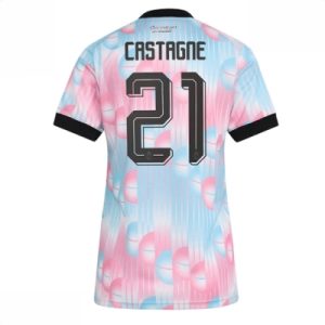 Belgia Bortedrakt VM 2026 Dame Timothy Castagne #21 Kortermet Fotballdrakt