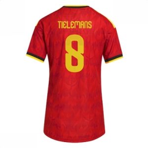 Belgia Hjemmedrakt VM 2026 Dame Youri Tielemans #8 Kortermet Fotballdrakt