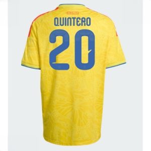 Colombia hjemmedrakt VM 2026 herre Juan Fernando Quintero #20 kortermet fotballdrakt