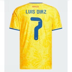 Colombia hjemmedrakt VM 2026 herre Luis Diaz #7 kortermet fotballdrakt