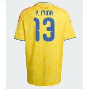 Colombia hjemmedrakt VM 2026 herre Yerry Mina #13 kortermet fotballdrakt