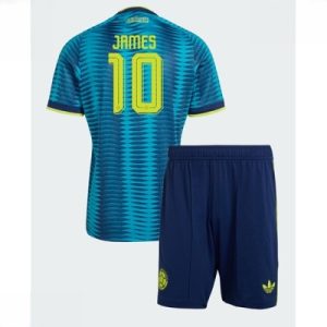 Colombia VM 2026 Bortedraktsett Barn James Rodriguez #10 Kortermet Fotballdrakt