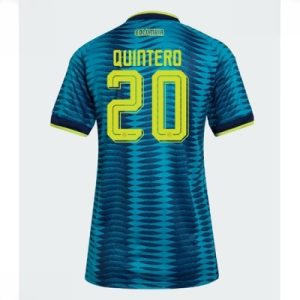 Colombia Bortedrakt VM 2026 Dame Juan Fernando Quintero #20 Kortermet Fotballdrakt