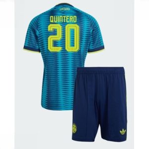 Colombia VM 2026 Bortedraktsett Barn Juan Fernando Quintero #20 Kortermet Fotballdrakt
