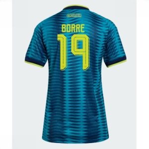 Colombia Bortedrakt VM 2026 Dame Rafael Santos Borre #19 Kortermet Fotballdrakt