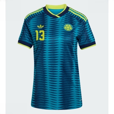 Colombia Bortedrakt VM 2026 Dame Yerry Mina #13 Kortermet Fotballdrakt - Bilde 2