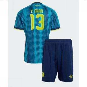 Colombia VM 2026 Bortedraktsett Barn Yerry Mina #13 Kortermet Fotballdrakt