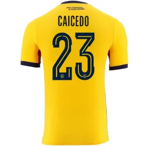Ecuador Hjemmedrakt VM 2026 Herre Moisés Caicedo 23 Kortermet Fotballdrakt