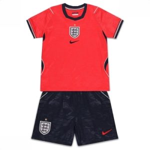 England VM 2026 Bortedraktsett Barn Kortermet Fotballdrakt