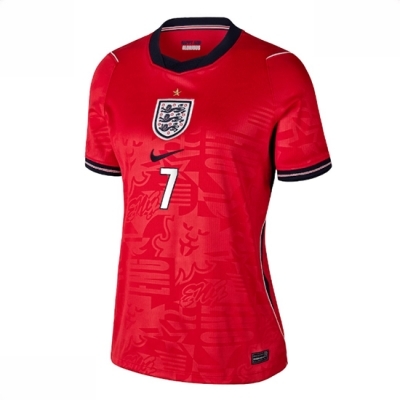 England Bortedrakt VM 2026 Dame Bukayo Saka #7 Kortermet Fotballdrakt - Bilde 2