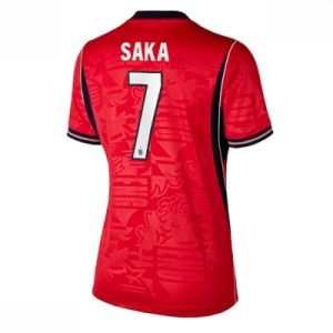 England Bortedrakt VM 2026 Dame Bukayo Saka #7 Kortermet Fotballdrakt