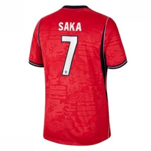 England bortedrakt VM 2026 herre Bukayo Saka #7 kortermet fotballdrakt