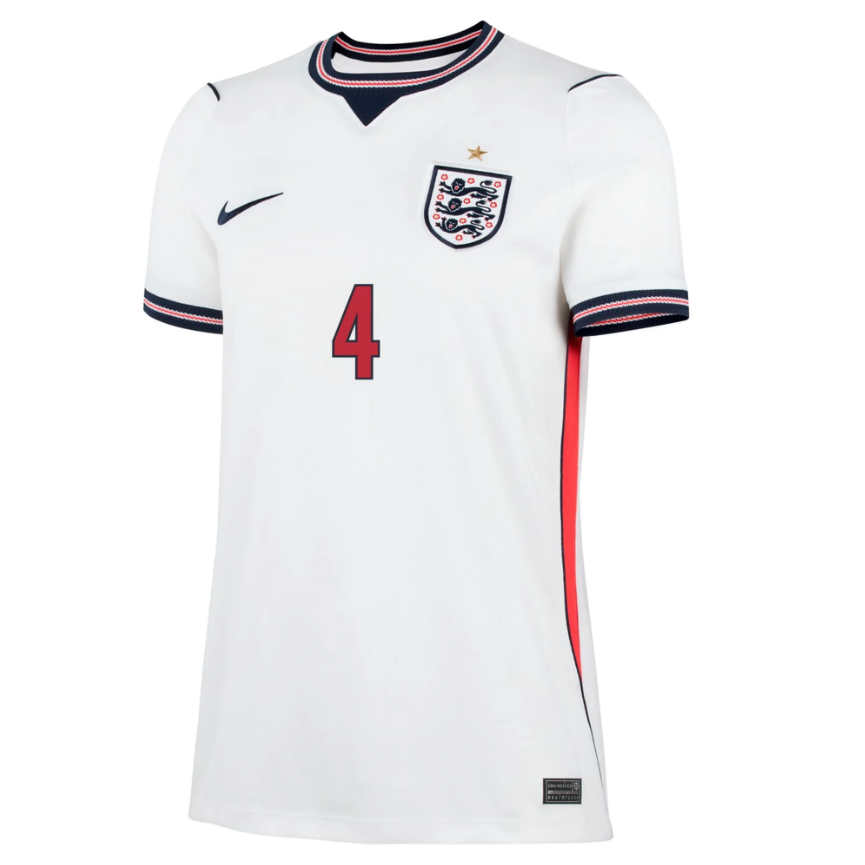 England VM 2026 Hjemmedrakt Declan Rice 4 Fotballdrakt Dame