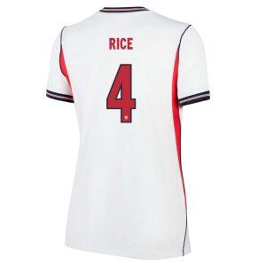 England VM 2026 Hjemmedrakt Declan Rice 4 Fotballdrakt Dame