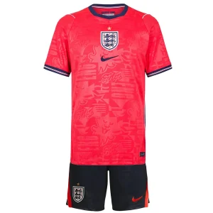 England VM 2026 Bortedraktsett Barn Kortermet Fotballdrakt