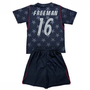 USA VM 2026 Bortedraktsett Barn Alex Freeman #16 Kortermet Fotballdrakt