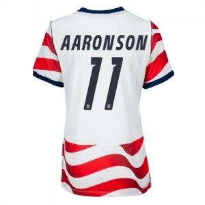 USA Hjemmedrakt VM 2026 Dame Brenden Aaronson #11 Kortermet