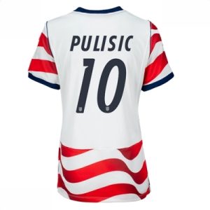 USA Hjemmedrakt VM 2026 Dame Christian Pulisic #10 Kortermet