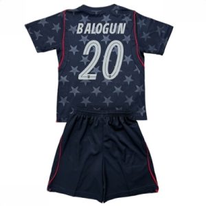 USA VM 2026 Bortedraktsett Barn Folarin Balogun #20 Kortermet Fotballdrakt