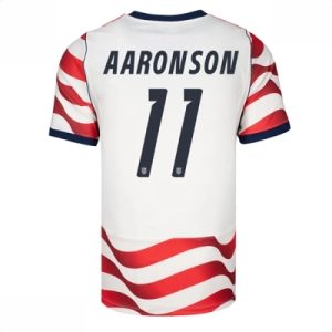 USA hjemmedrakt VM 2026 herre Brenden Aaronson #11 kortermet fotballdrakt