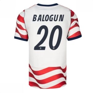 USA hjemmedrakt VM 2026 herre Folarin Balogun #20 kortermet fotballdrakt