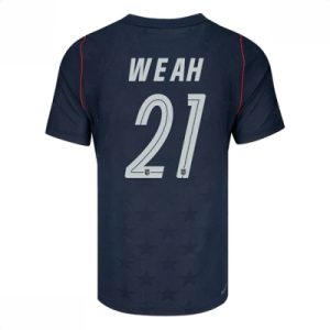 USA bortedrakt VM 2026 herre Timothy Weah #21 kortermet fotballdrakt