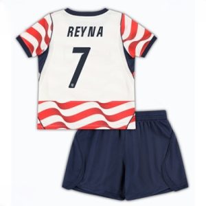 USA VM 2026 Hjemmedraktsett Barn Giovanni Reyna #7 Kortermet Fotballdrakt