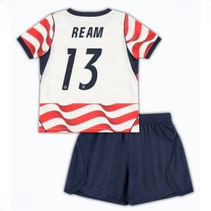 USA VM 2026 Hjemmedraktsett Barn Tim Ream #13 Kortermet Fotballdrakt