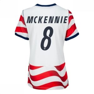 USA Hjemmedrakt VM 2026 Dame Weston McKennie #8 Kortermet