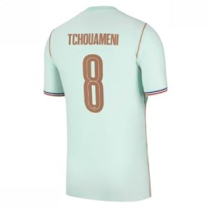 Frankrike bortedrakt VM 2026 herre Aurelien Tchouameni #8 kortermet fotballdrakt