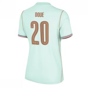 Frankrike Bortedrakt VM 2026 Dame Desire Doue #20 Kortermet Fotballdrakt