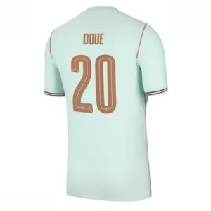 Frankrike bortedrakt VM 2026 herre Desire Doue #20 kortermet fotballdrakt