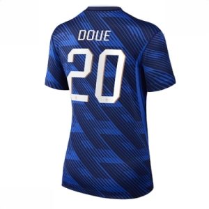 Frankrike Hjemmedrakt VM 2026 Dame Desire Doue #20 Kortermet Fotballdrakt