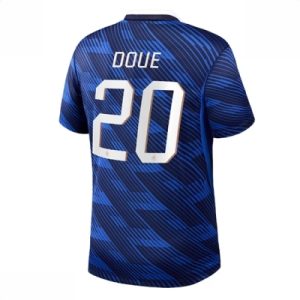 Frankrike hjemmedrakt VM 2026 herre Desire Doue #20 kortermet fotballdrakt
